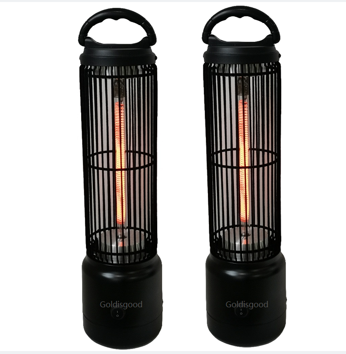 Freestanding fireplace heater