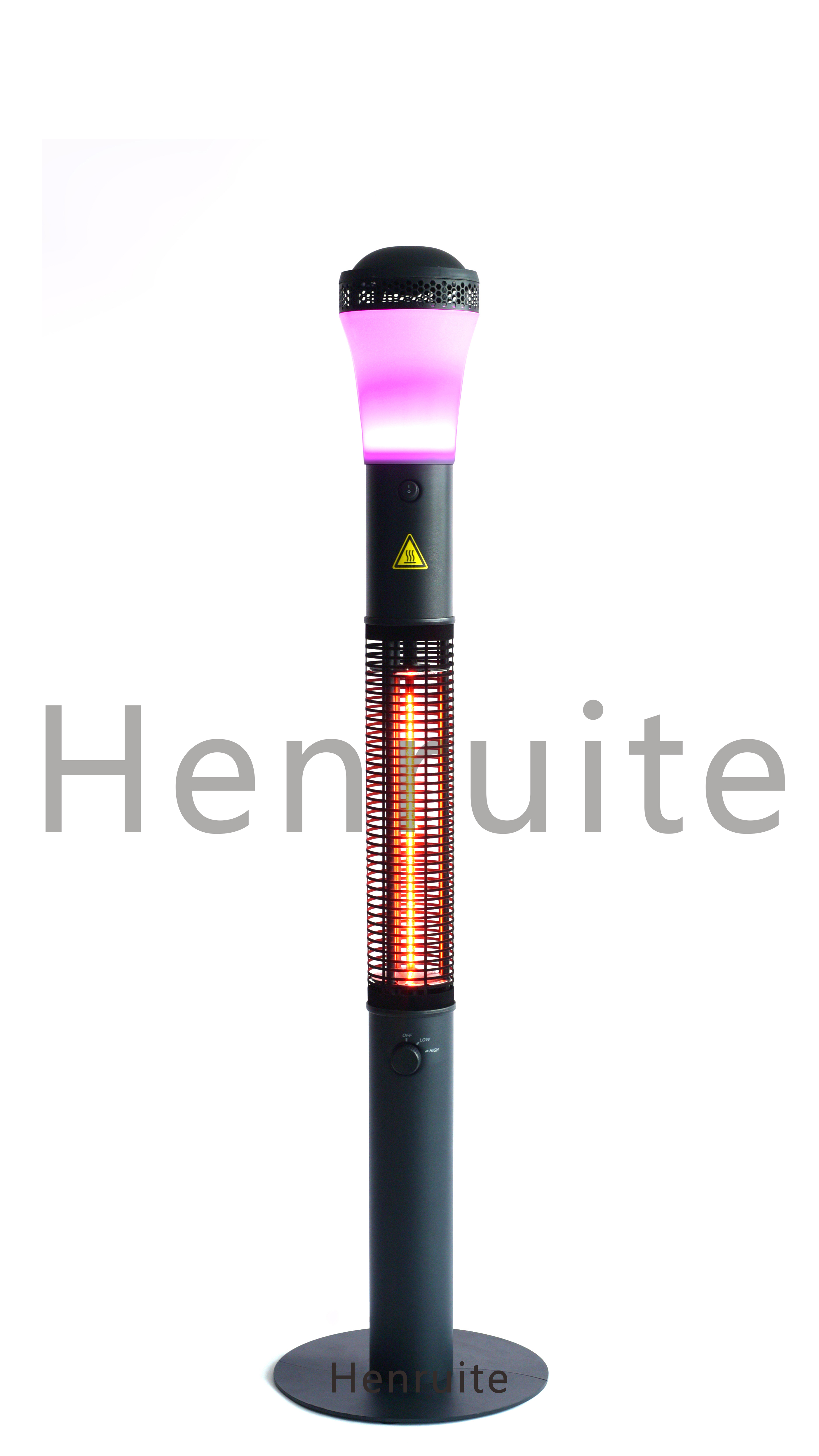 Wall mounted outdoor heater
