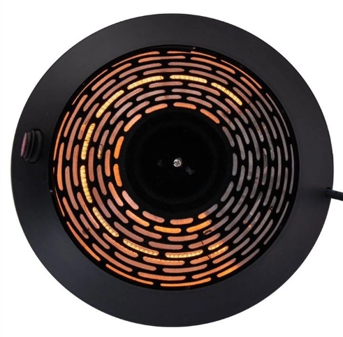 Distance between patio heater and ceiling