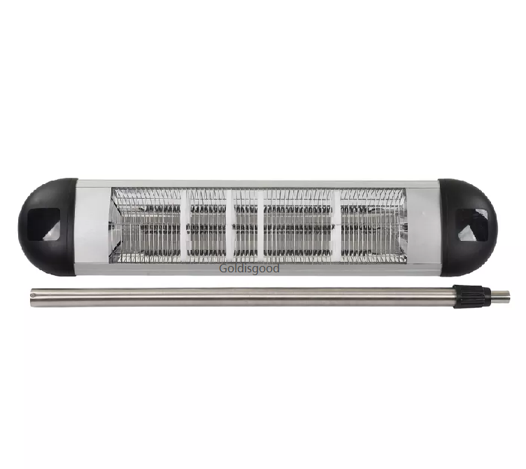 Wall mount heater for pub garden