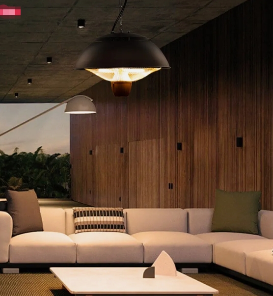 Workshop ceiling infrared heater